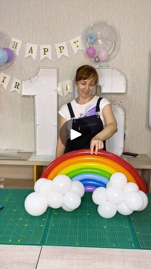 804K views · 6.9K reactions | FREE TUTORIAL 🎉
Balloon rainbow 🌈 
How to make 😃
Free Tutorial on our YouTube channel. 
Link in tap link in the profile header. 
 #top #tutorial #lifehacks #tips  #balloon  #balloonartist 
#balloonsculpture #balonmaster
#patterns #patrones #mosaicballoon #balloonmosaic #mk #training  #balloondecor | Genballoon | Genballoon · Original audio Long Balloons Ideas, Balloon Tutorials, Balloon Training, Balloon Rainbow, Ideas Fiesta, Rainbow Balloons, Balloon Sculptures, Rainbow Theme, Profile Header