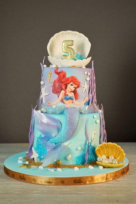 Mermaid Theme Cake, Mermaid Cakes, Theme Cake, Mermaid Theme, Mermaid Party, Themed Cakes, Cake Designs, Mermaid, Cake