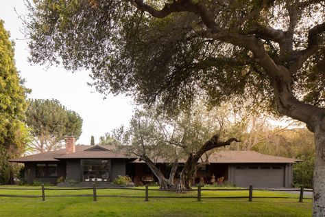 Midcentury Ranch, Desert Vacation, California Ranch, Mid Century Ranch, Paint Your House, Sunset Magazine, House Hunters, California Cool, Ranch Style Home