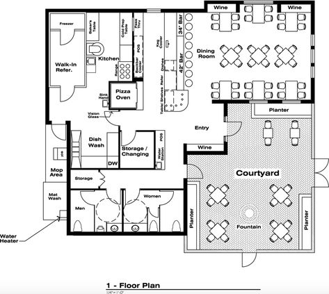 Kitchen Plan Architecture, Restaurant Floor Plan Layout, Restaurant Furniture Layout, Restaurant Floor Plans, Cafe Floor Plan, Concept Restaurant, Restaurant Floor Plan, Restaurant Layout, Architecture Restaurant