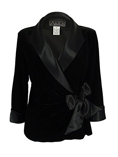 Alex Evenings Womens Velour Satin Trim Jacket Black M >>> Continue to the product at the image link. (This is an affiliate link) Clothes Embroidery, Clothes Embroidery Diy, Embroidery Diy, Long Coat Women, Lily James, Evening Tops, Alex Evenings, Trim Jacket, Wrap Jacket