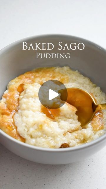 Lila Lerie on Instagram: "Baked Sago Pudding ✨🍑 deee-friggen-licious! Find the link to the recipe in my profile or head over to www.thebigtastybite.com

#sagopudding #bakedsagopudding #desserts #yummy #southafricanfoodie #foodie #tapiocapudding" Sago Pudding Recipe, Sago Pudding, Sago Recipes, Tapioca Pudding, April 4, My Profile, The Recipe, Sweet Recipes, Delicious Desserts