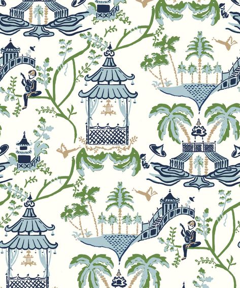 Mulberry Wallpaper • Unique Toile Design • Milton & King USA Mulberry Wallpaper, Multi Wallpaper, Modern Chinoiserie, Teenage Boy Room, Toile Design, Toile Wallpaper, L Wallpaper, Chinoiserie Wallpaper, Jungle Wallpaper