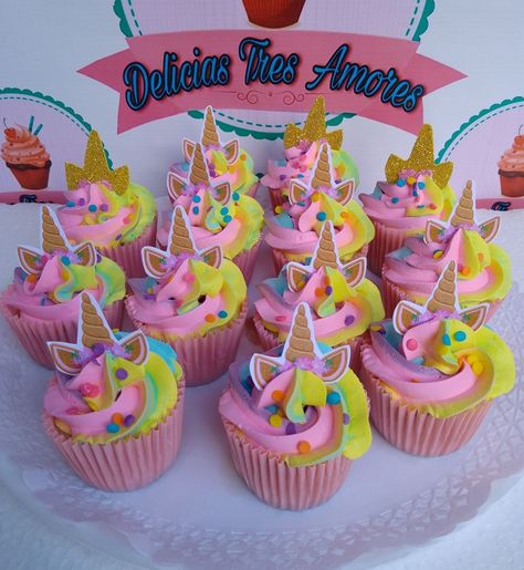 Unicorn Topper, Unicorn Painting, 1st Birthday, Cupcake, Cake, Birthday, Quick Saves