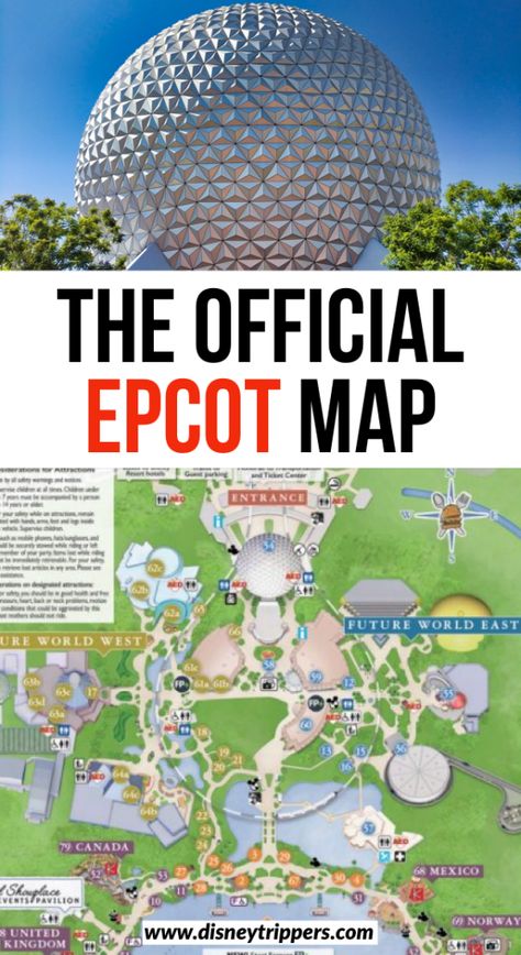 Map Of Epcot Disney World, Epcot Map 2023, Epcot Itinerary, Epcot Map, Epcot Planning, Epcot Tips, Disney Hacks, Disney Trip Surprise, Disney 2025