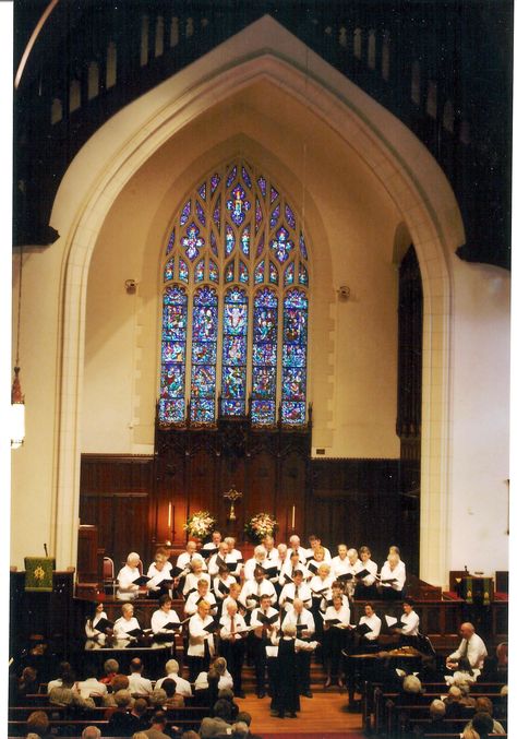 In 2005, we performed a concert to commemorate our choir director Andy Clarke's 25th year as organist and choirmaster at Riverside Presbyterian Church in Jacksonville. Church Choir Aesthetic, Choir Aesthetic, Sterile Processing, Choir Director, Europe Tour, Church Choir, Black Church, Presbyterian Church, Europe Tours