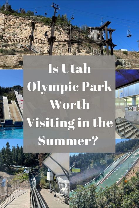 Pictures of Utah Olympic Park summer activities Park City Utah Summer, Utah Salt Lake City, Utah Summer, Utah Vacation, Visit Utah, Utah Adventures, Park City Ut, Olympic Park, National Park Vacation