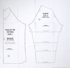 Learn how to sew a raglan sleeve (baseball) tee shirt with this easy sewing tutorial and free pdf sewing pattern in women's size large. Knitted Tshirt Pattern, Raglan Tee Pattern, Raglan Blouse, Free Skirt Pattern, Raglan Sleeve Pattern, Blouse Sewing Pattern, Womens T Shirt Dress, Dress Patterns Diy, Free Pdf Sewing Patterns