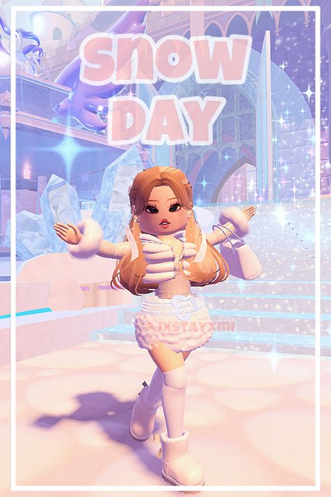 Royale High Snow Day, Snow Day Royale High, Royals High, Snow Day Outfit, Royale High, Royal Outfits, Club Design, Snow Day, Day Outfit