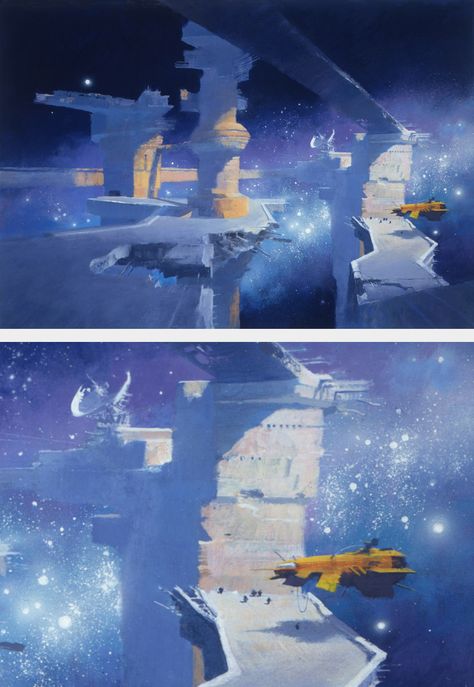 John Harris Sci Fi Painting, John Harris, Frank Morrison, Marine Artist, Arte Peculiar, Sf Art, Science Fiction Illustration, Fantasy Land, Spaceship Art