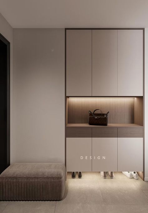 Minimal Shoe Cabinet, Shoe Cabinet Modern Design, Shoes Cabinet Foyer, Shoe Cabinet Design Entryway, Shoe Cabinet Interior Design, Foyer Cabinet Design, Shoe Cabinet Design Modern, Shoes Cabinet Design Entrance Entryway, Shoes Cabinet Design