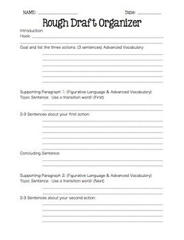 Writing: Rough Draft Organizer for Expository and Descriptive Essays is a perfect way to guide students through the components of an essay during the rough draft phase of the writing process!    Visit my store at: http://www.teacherspayteachers.com/Store/Totallyteaching Rough Draft Template, College Admission Essay Examples, Character Worksheets, Writing Hacks, Writing Editing, Booster Club, College Admission Essay, Writing Template, Expository Essay