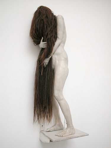 Hamlet Machine, Hair Sculpture, Contemporary Installation, Famous Museums, Kiki Smith, Sculpture Contemporary, Art Articles, Lifelike Dolls, Goth Art