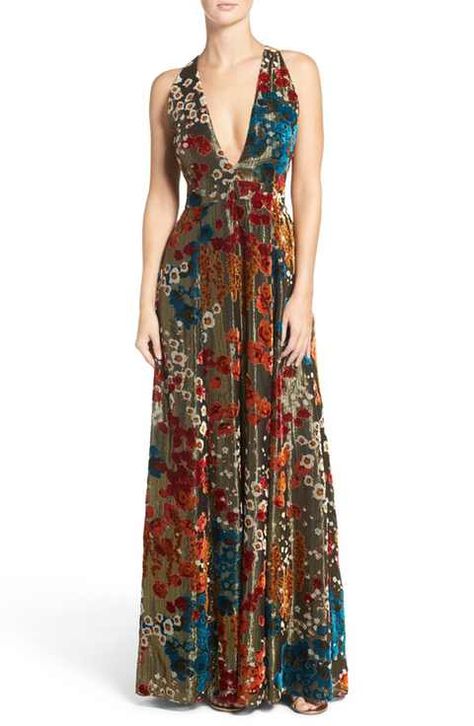 Aidan Mattox Burnout Velvet Gown Burnout Velvet Dress, Burnout Velvet, Velvet Gown, Aidan Mattox, Evening Gown Dresses, Wedding Guest Dresses, Lace Sheath Dress, Velvet Fashion, Formal Dresses For Women