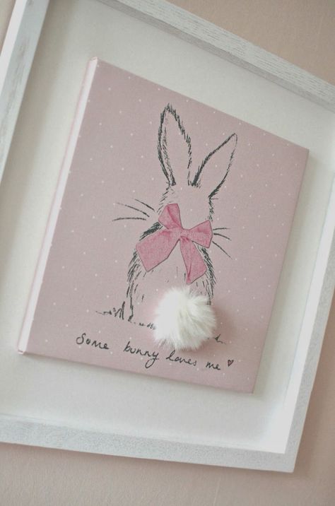 Bunny Room, Bunny Nursery, Trendy Baby Nursery, Diy Bebe, Pink Bunny, Baby Diy, A Bunny