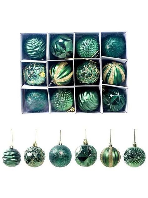 Christmas Tree Ornaments for Christmas Tree Xmas Party Decoration – Clorys Ball Decorations, Xmas Tree Decorations, Christmas Tree Baubles, Holiday Essentials, Tree Pendant, Noel Christmas, Ball Ornaments, Green Christmas, Tree Decor