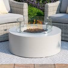 Luxury Fire Pit, Fire Pit Coffee Table, Round Fire Pit, Gas Fire Pit, Real Fire, Fire And Stone, Gas Fire, Fire Pit Table, Gas Firepit