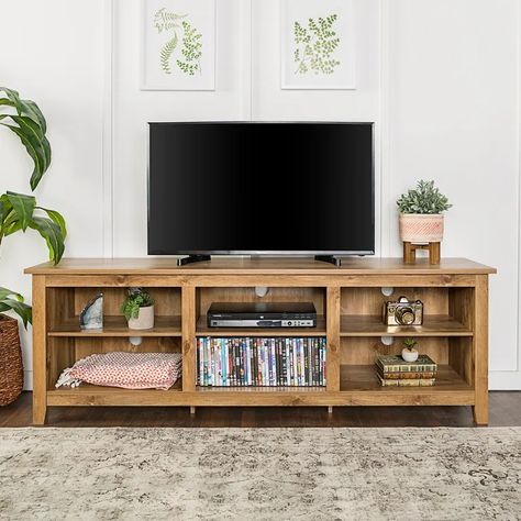 Tv Stand Plans, Tv Stand Ideas, Walker Edison Furniture, Tv Stand Decor, Tv Stand Designs, Tv Cabinet Design, Farmhouse Tv Stand, Stand Ideas, Tv Wall Decor