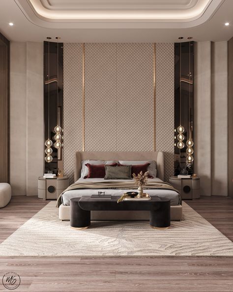 Classic Master Bedrooms Decor, Bedroom Design Master Luxury, Modern Bedroom Design Master Luxury, Modern Luxurious Bedrooms Classy, Luxurious Bedrooms Master Modern, Luxurious Bedrooms Master, Bedroom Design Luxury, Modern Luxury Bed, Neoclassical Design