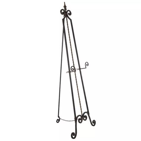 Milano Modern Metal Easel | Hobby Lobby | 801175 Classy Vibes, Framed Portrait, Metal Easel, Accent Furniture, Hobby Lobby, Finials, Lobby, Frame, Home Decor