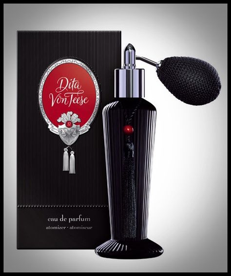 Dita Von Teese perfume. Not in USA yet!! I heard it is amazing and want to try it. Goth Perfume, Coco Chanel Mademoiselle, Punk Makeup, Pretty Perfume Bottles, Perfume Bottle Design, Perfume Organization, Bottle Jewelry, Perfume Scents, Perfume Lover