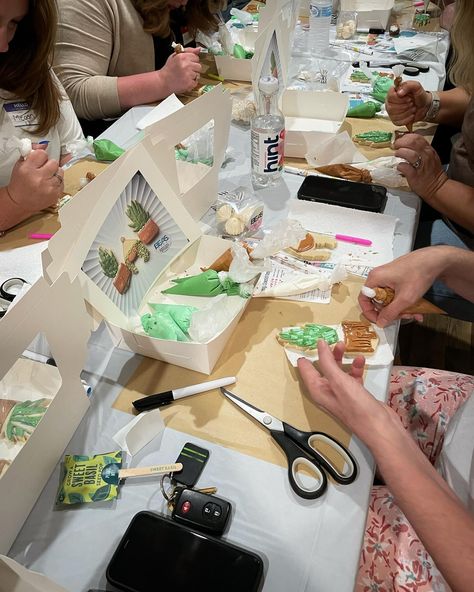 Thanks so much for coming to our workshop and cookie decorating class today. We had so much fun! You ladies did so well! Look at those cookies 🤩amazing job! Thanks Amy for doing this amazing workshop together 🫶🏼 #cookie #cookieclass #succulents #succulentcookieclass #cookiedecorating Cookie Workshop, Cake Workshop, Cookie Decoration, Cookie Decorating Party, Cake Cookie, Decoration Party, Community Events, Thanks So Much, Cake Cookies