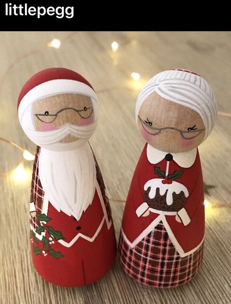 Christmas Dolly Pegs, The Nutcracker Peg Dolls, Wood Peg Dolls Christmas, Peg People Christmas, Gingerbread Peg Doll, Grinch Peg Doll, Thanksgiving Peg Dolls, Santa Peg Doll, Christmas Peg Doll Ideas