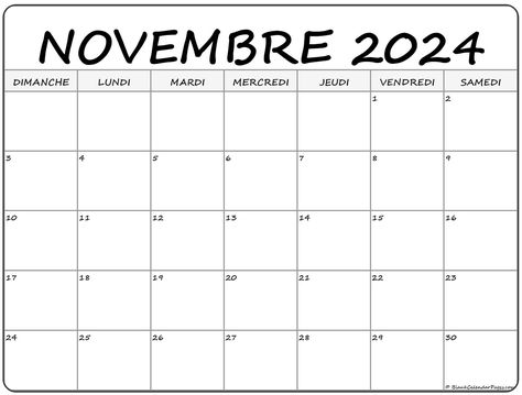 November 2024 Printable Calendar | Free Calendar Printable Calendar Pages, Free Calendar, Free Printable Calendar, Calendar Pages, Yearly Calendar, Download Printables, Printable Calendar, Calendar Printables, Vision Board