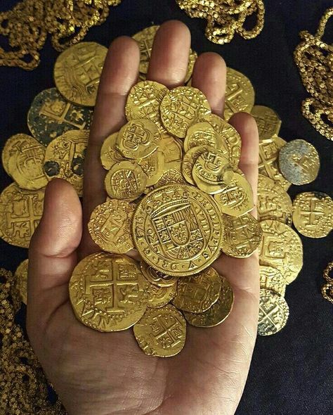 Rare Gold Coins, Gold Bullion Bars, Gold Money, Bullion Coins, Gold And Silver Coins, Treasure Hunter, Gold Bullion, Money And Happiness, Old Coins