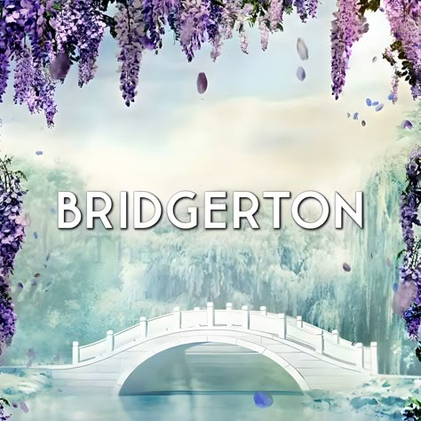 Bridgertons Decor, Bridgerton Tree, Bridgerton Wallpaper Laptop, Bridgerton Background, Bridgerton Logo, Bridgeton Tea Party, Bridgerton Stickers, Bridgerton Theme Party, Bridgerton Wallpaper