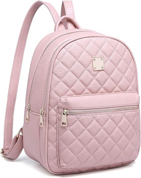 Women Backpack, Myhozee Fashion Rucksack Ladies Lightweight Leather PU Daypack School Travel Small Backpack Handbag for Girls Teenager(Pink) : Amazon.co.uk: Fashion Rucksack Style, Cute Mini Backpacks, Mini Mochila, Backpack Handbag, Laptop Rucksack, Barbie Stuff, Waterproof Backpack, Small Backpack, Girls Bags