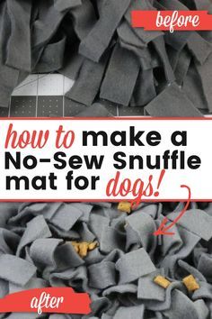 Snuffle Mat For Dogs, Canine Enrichment, Homemade Dog Toys, Snuffle Mat, Diy Dog Toys, Dog Enrichment, Dog Games, Handmade Dog Collars, Dog Projects