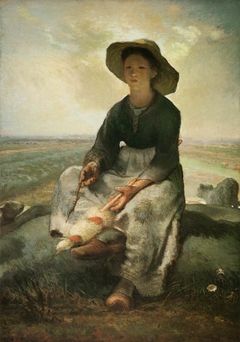 "Salomé" Juana Romani - Artwork on USEUM Millet Paintings, Jean Francois Millet, Barbizon School, Artists And Models, Architecture Painting, Realism Art, Millet, Kids Portraits, Museum Of Fine Arts