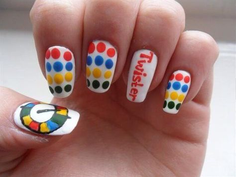 Twitter Game Nail Art, Game Nails, 80s Nails, Girl's World, Daily Nail, Inspired Nails, Wear Perfume, Game Boards, Festival Nails