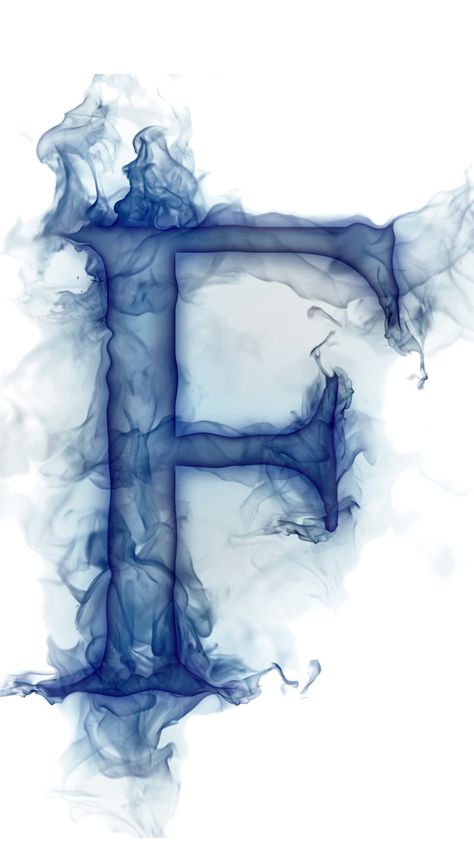 Smokey Letter F iPhone Wallpaper   #wallpaper #iphone #letters #font #F #smokey #smoke #smoky #blue #color Letter F, Letter R, Original Wallpaper, Oh My, Hd Wallpaper, White Background, Blue, White