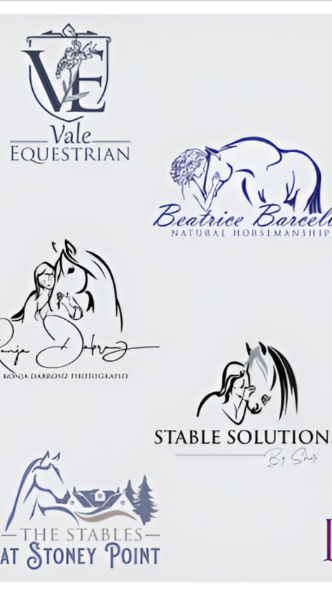 You will get an amazing, modern, chic, and sophisticated Logo/Identity for your Equestrian/Equine/Horse business that stands out from the competition and tells your brands story.. which will automatically make the audience know this is your brand... Equine / Equestrian Horse Related Businesses Hunter Jumper Horse Classic / Modern Style Horses Look Natural Horses Look in Minimal Style Equestrian/Horse Logos for Farm Dog, Animal, Pets Logos Racing etc..... Logo Watercolor, Horse Farm Logo, Horse Brands Ideas, Horse Logo Design Ideas, Horse Logo Inspiration, Logo Horse, Equine Logo Design, Equine Logos, Equestrian Logo