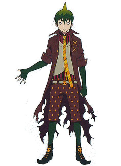 Amaimon Blue Exorcist, Blue Exorcist Amaimon, Blue Exorcist Characters, Blue Exorcist Shiemi, Medieval Character Design, Blue Exorcist Anime, Exorcist Anime, Green Characters, Blue Demon