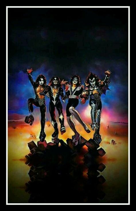 Banda Kiss, Greatest Album Covers, Band Kiss, Rock Album Covers, Classic Album Covers, Rock Band Posters, Peter Criss, Cool Album Covers, Upbeat Songs