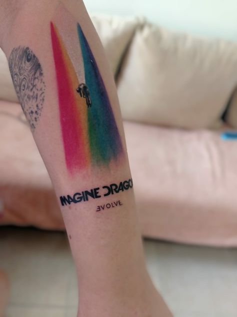 Imagine Dragons Tattoo, Dragon Tattoo Images, Music Sleeve, Imagine Dragons Evolve, Hand Tatto, Mark 10 9, Dragons Tattoo, Explore Tattoo, Harry Potter Tattoos