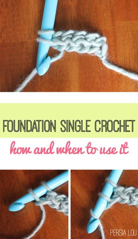 Favorite Posts of 2014 Crochet 101, Foundation Single Crochet, Crochet Unique, Confection Au Crochet, Crochet Geek, Crochet Lessons, Crochet Stitches For Beginners, Crochet Motifs, Single Crochet Stitch