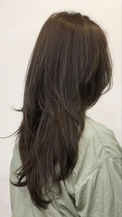 V Cut Hair, Korean Winter, Hair Inspiration Long, Extension Hair, Layered Haircuts For Medium Hair, Hairstyles For Layered Hair, Hair Stylies, Winter Hair Color, Haircuts For Medium Hair