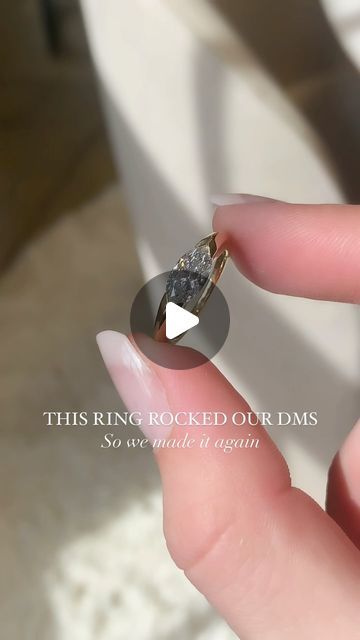 Frank Darling Custom Rings on Instagram: "Move aside, east-west marquise diamonds are having a moment.  We’re so happy to have remade this half bezel set marquise solitaire engagement ring a few times just so we get to see it again 🥹  Also currently loving the way this video showcases the improvement of our video content from May of this year to now 😂  The Ring: * 1.01ct Marquise Lab Damond * F Color, SI2 * 10.47 x 5.09 x 3.14mm * 18k White Gold  #eastwestring #marquisediamond #marquiseengagementring #marquisecut #marquisecutdiamond #solitairering #solitaireengagementring #eastwestdiamond #engagementringideas #engagementringinspiration" Marquise Solitaire Engagement Ring, Bezel Set Marquise, Frank Darling, Marquise Solitaire, Half Bezel Setting, Half Bezel, Marquise Diamond Ring, Ring Video, Engagement Ring Inspiration