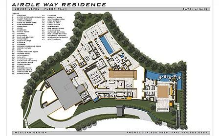 The One Mansion Bel Air, The One Mansion, The One Bel Air, Luxury House Floor Plans, Mansion Plans, Bel Air Mansion, Floor Plans House, Luxury Floor Plans, Mansion Floor Plan