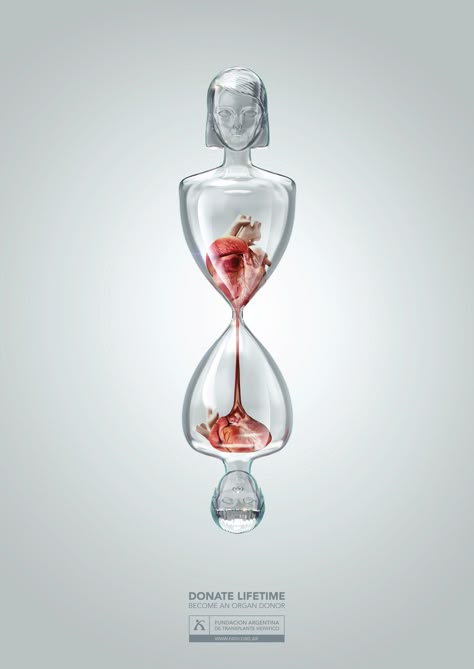 FATH: Heart | Ads of the World™ Organ Donation Poster, Blood Donation Posters, Healthcare Ads, Medical Posters, Organ Donor, 광고 디자인, Organ Donation, Creative Advertising Campaign, Publicidad Creativa