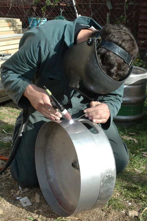 Is it a beer keg? No, it’s a hangi — The Shed Beer Keg Ideas, Steamed Potatoes, Beer Barrel, Beer Keg, Shed, Beer