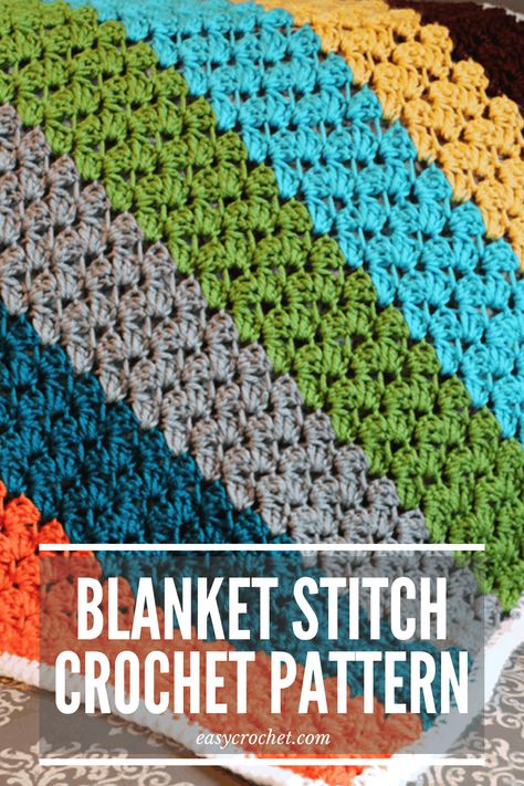 Easy Crochet Baby Blanket Free Pattern, Baby Blanket Crochet Pattern Easy, Easy Blanket, Crochet Blanket Stitch Pattern, Crochet Baby Blanket Free Pattern, Easy Crochet Baby Blanket, Crochet Stitches For Blankets, Easy Crochet Blanket, Easy Crochet Stitches