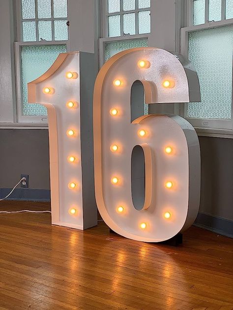 Large Marquee Numbers, Up Proposal, Light Up Numbers, Marquee Numbers, Birthday 12, Wedding Letters, Wedding Numbers, Nursery Letters, Light Letters