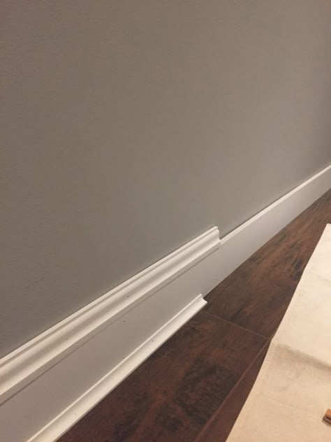 Diy Baseboards, Baseboard Trim, Easy Home Improvement, Diy Trim, 아파트 인테리어, Diy Home Repair, Home Upgrades, Wood Trim, Home Repairs