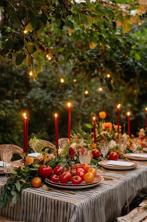 11 Creative Dinner Party Themes to Wow Your Guests in 2024 - Countess in the Kitchen Spain Dinner Party, Outdoor Parties Ideas, Elevated Dinner Party, Farm Dinner Party, February Dinner Party Ideas, Dinner Party Inspiration, Elegant Italian Dinner Party, Porch Dinner Party, Supper Club Theme Ideas