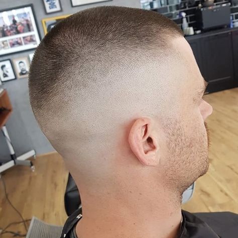 @shaved_sides’s Instagram profile post Short Hair Mohawk, Military Hair, High And Tight Haircut, Military Cut, Bald Man, Haircut Inspiration, Bald Fade, Mens Haircuts Short, Hair Haircuts